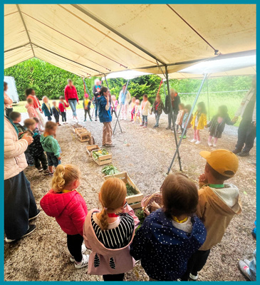 Atelier Land Art avec des enfants