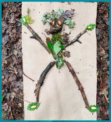 Création de personnage en matériaux naturels