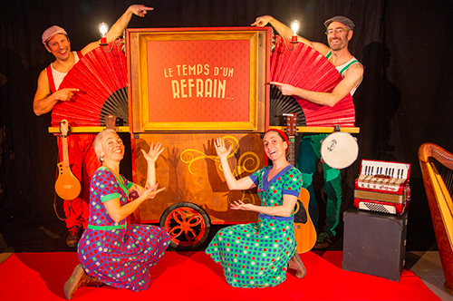 Spectacle musical pour personnes agées Le temps d'un refrain